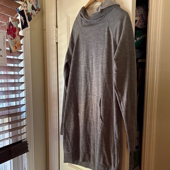 Gaiam Sweatshirt Dress/Tunic with Hoodie - Picture 1 of 4